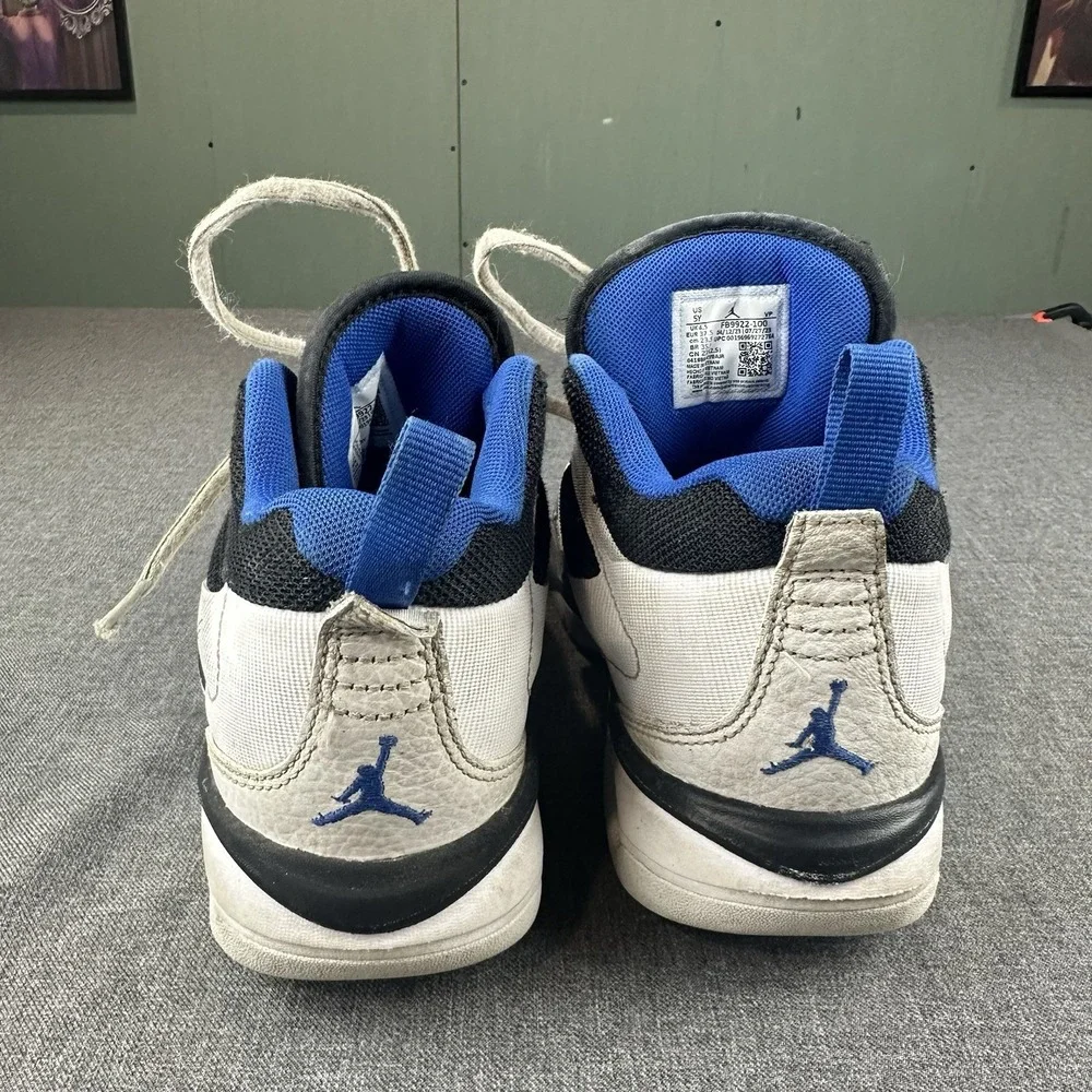 Nike Air Jordan Stay Loyal 3 Shoes FB1396-100 White Black Game Royal Youth 5Y‎